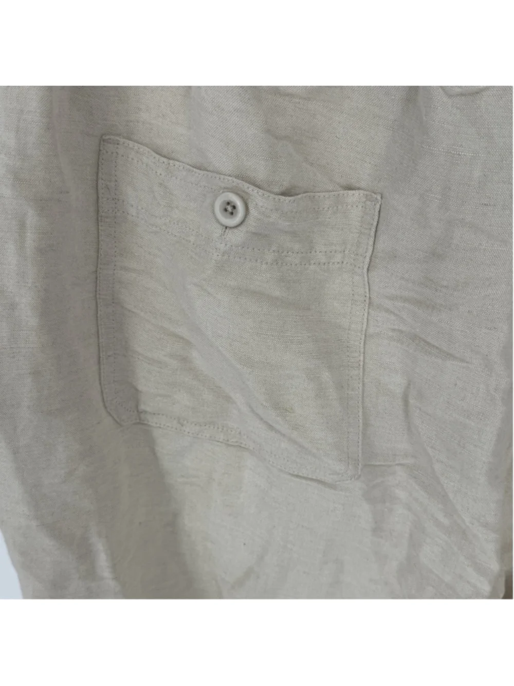 Cubavera Linen Blend Beige Pants Size Large 34x30